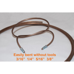 Brake Line Cunifer Copper Nickel Multiple Sizes
