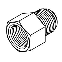 Thread Adaptor 1/2 x 20NF - 7/16 x 24NS 