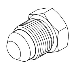 Braze On Fitting  3/8" Tube