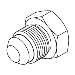 Braze on Fitting No. 6 - 1/2 Tube