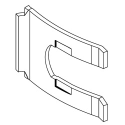 Brake Hose Retaining Clip - Standard