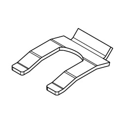 Brake Hose Retaining Clip Standard Size Stainless Steel