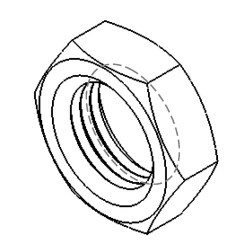 Bulkhead Nut M10 x 1