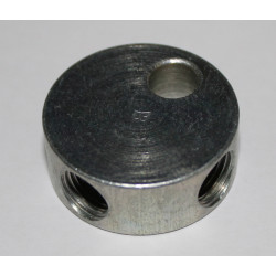 3 Way Tube Tee - M10 x 1 - 10mm mount hole 